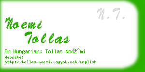 noemi tollas business card